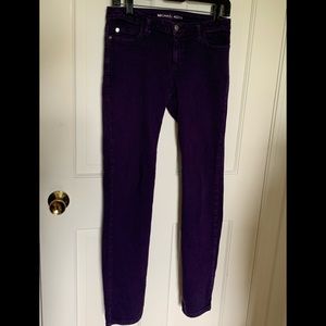 Michael Kors purple jeans size 2